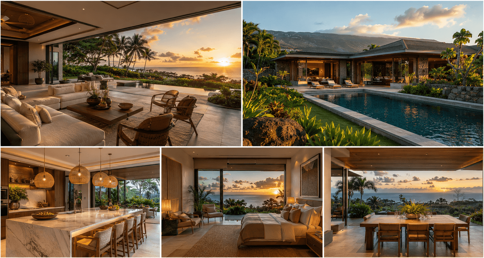 Luxury Hawai'i property with pool